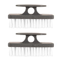 Superio Nail Brush for Cleaning Fingernails, Toe & Foot - All-Purpose Stiff Cleaning Brush for Home, Kitchen, Work - Black