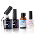 Gellen Nail Prep Dehydrator, Nail Primer & Top Coat Gel & Gel Base Coats