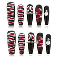 Snake Press on Nails Long Coffin Y2K Edgy Design - 3D Metal Studs Charms Punk Goth False Nails, Reusable False Nails for Halloween, Parties (Snake Skin,M)