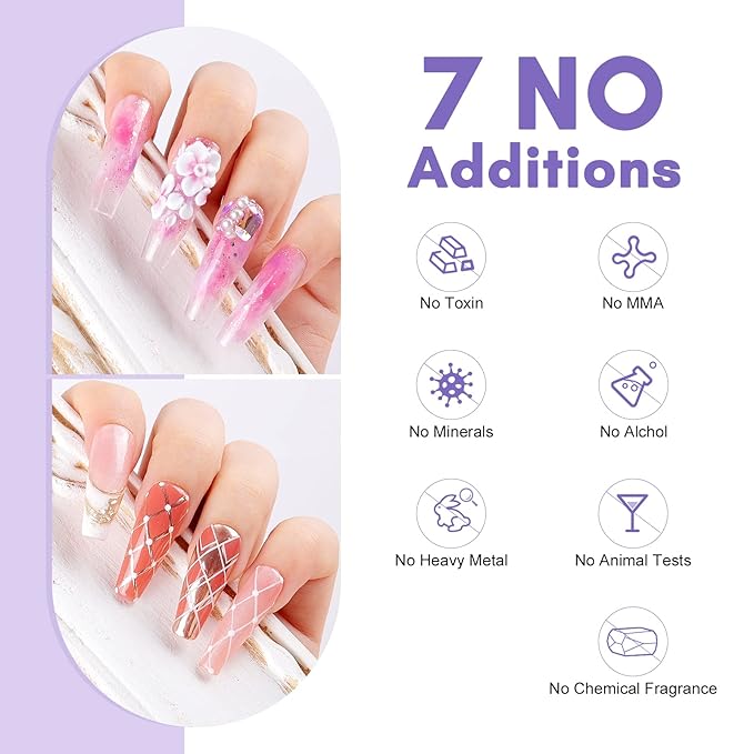 SAVILAND Acrylic Nail Kit with Drill: 15g White Pink Clear Acrylic Powder and Liquid Set with False Tips Nail Forms Brushes Primer Top Gel Manicure Tools Kit with Everything for Beginners Home DIY