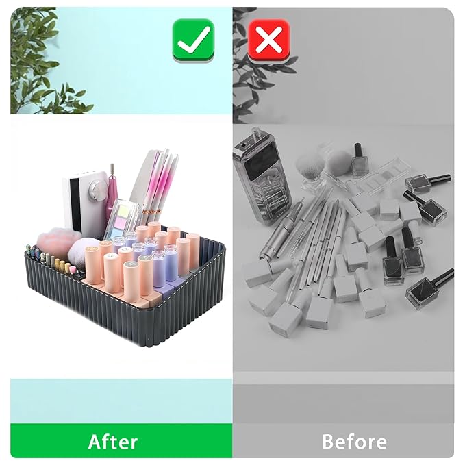 Nail Drill Machine & Bits Storage Box, 10 Holes Transparent Acrylic Drill Bit Holder, Plastic Nail Drill Tool Displayer Holder Case for Nails, Nail Drill Grinding Bit Organizer (Black)