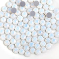 Beadsland 1440pcs Flat Back Crystal Rhinestones Round Gems for Nail Art and Craft Glue Fix, White Opal, SS12, 3.0-3.2mm