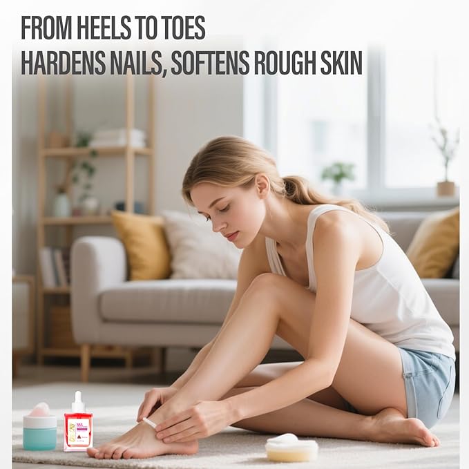 CHUCHU Nail Cuticle Oil Strengthener - Watermelon Scent Repair Growth Moisturizing Treatment - Natural Jojoba Vitamin B & E for Dry Cracked Nails