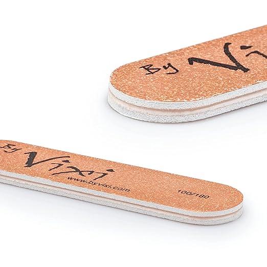 8g By Vixi Extra Strong Nail Glue with Brush and Free PREP File Clear Instant Dry Adhesive, Professional Salon Quality