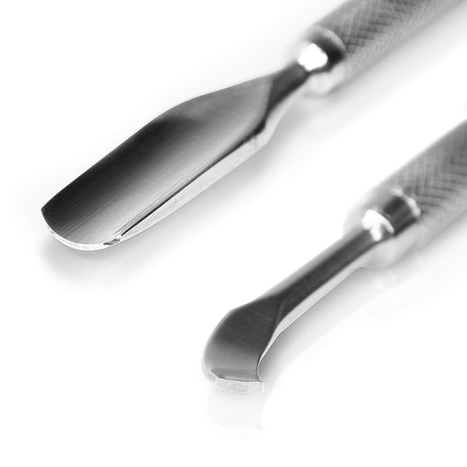 Cuticle Pusher Nail Art & Uv Gel Nail Polish Remover Tool for Fingernail Polish Manicure pedicure cuticle trimmer. (Nail Cuticle Cleaner)