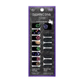 Dashing Diva Gloss Nail Strips - Deja Boo - UV Free, Chip Resistant, Long Lasting Gel Nail Stickers - 3-Piece Glow-In-The-Dark Manicure Set - Contains 32 Wraps, 1 Prep Pad, 1 File