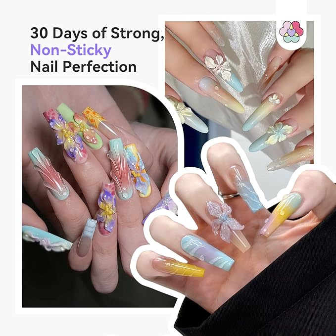 SAVILAND Advanced Solid Builder Nail Gels: Non-Stick 3D Nail Gel Clear Scluplting Gel for Nails Art 30 Days Long-Lasting 4-in-1 Function Extension Carving No Damaging DIY Salon 15g