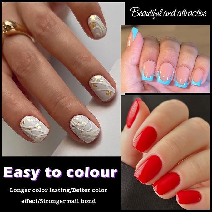 LoveOurHome 750pc Extra Short Square Nail Tips Clear Fake Nails XS Square Gel Nail Tips Full Cover Acrylic Nails Clear Press on Nails Short False Nail 15 Sizes Fingernails for Gel Nail Extension