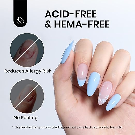 Beetles Nail Dehydrator and Primer - Acid-Free & Hema-Free 2Pcs 15ml Nail Bonding Agent for Gel Polish and Acrylic Nails, Long-Lasting No-Lift Prep for Salon & DIY Manicures