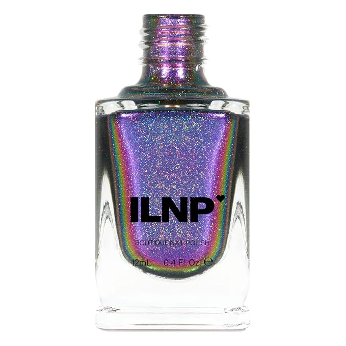 ILNP Peace (H) - Blue, Purple, Fuchsia, Pink, Gold Ultra Chrome Color Shifting Holographic Nail Polish
