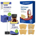 Toenail Fungus Treatment Extra Strength Kit, 30ml Nail Repair Solution and 32 Nail Renewal Patches for Damaged Thick Discolored Toenails and Fingernail