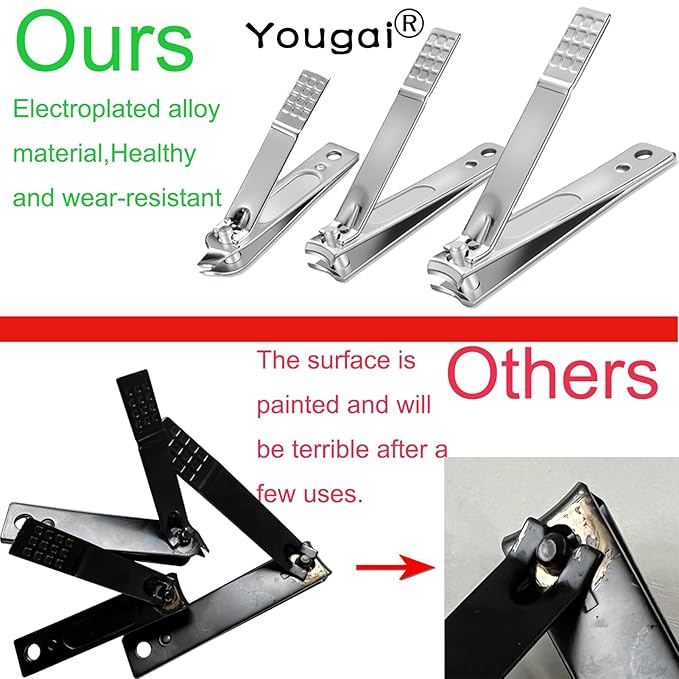 Nail Clippers Set Fingernail and Toenail Clipper Cutters Men's Accessories,Manicure Pedicure Kit Professional Grooming Kits,Nail Care Tools with Travel Case Gifts for Men Women