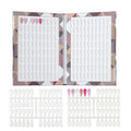 NMKL38 160 Nail Color Display Book Chart with 240 Nail Tips UV Gel Polish Color Card Board Salon Tools (A01)