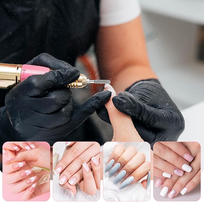 10 PCS Nail Drill Bits Set, Russian Manicure Drill Bits, Cuticle Remover Nail Products for Manicure Pedicure for Home and NailSalon
