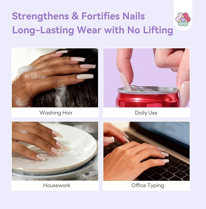 SAVILAND 12 in 1 Clear Builder Nail Gel: HEMA-Free Builder Gel for Nail Extensions & Sculpting False Nails Base Coat for Sculpting Extensions & Long-Lasting DIY Salon Manicure UV LED Lamp Needed
