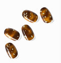 Semi Cured Gel Nail Strips (Tiger Eye)