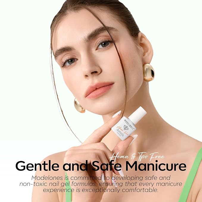 modelones Jelly Green Gel Nail Polish Set, Hema Free Sheer White Lime Olive Emerald Shade Mint Sage Green Gel Nail Kit 6 Transparent Colors Soak Off UV 2026 Spring St Patricks Nail Art DIY