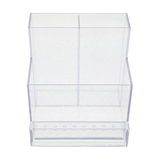 Beaupretty Nail Drill Bit Organizer Case 4.13X4.13X4.05In Compact Storage Box Portable Nail Grinding Head Holder for Manicure Salon and Home Use