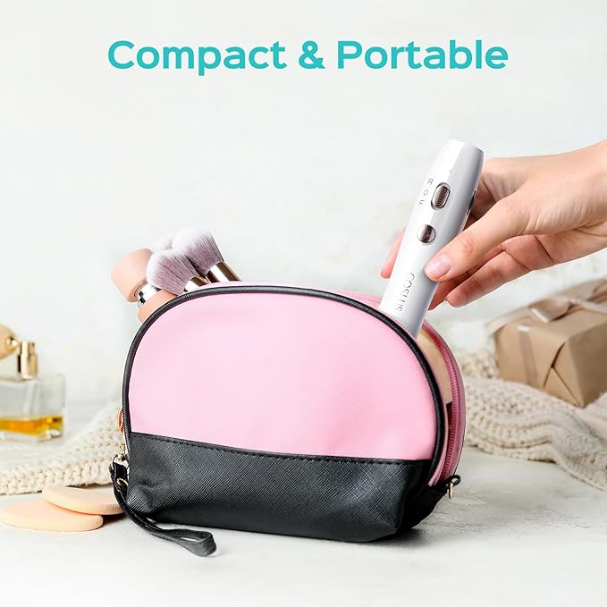 COSLUS Cordless Nail Drill Electric C41(END04): 2-in-1 Nail File with Flash Cure for Acrylic Gel Dip Powder Nails, Stepless Control for Beginner Home DIY, Portable & Professional Pedicure Kit