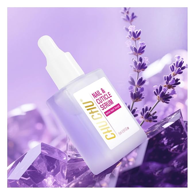 CHUCHU Nail Growth and Strengthening Serum: Lavender Scent Natural Plant Repair Serum - Nail Cuticle Care for Women Men Home Salon Gift