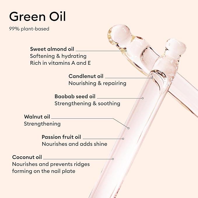 Manucurist Active Glow Raspberry Gift Set and Green Oil – Includes: 1 Care & Makeup Nail Polish, 1 Cuticle Nail Oil, 1 Complimentary Mini Nail File – Nails Care