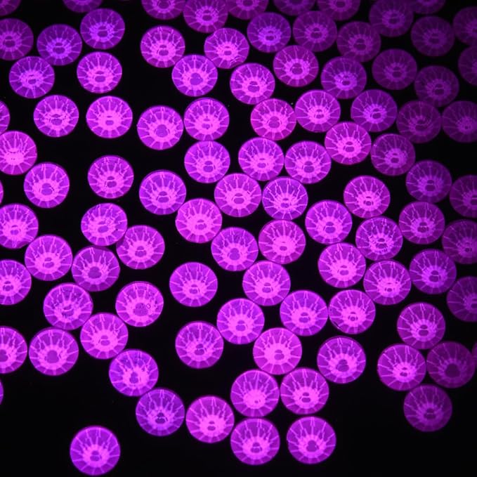Blinginbox Flatback Rhinestones Round Gems, 1440pcs Luminous Series Glass Stones Neon Gems Non Hotfix Crystal Rhinestones for Nail Charms Crafts Clothes Tumblers,Hot Pink Neon,SS20.