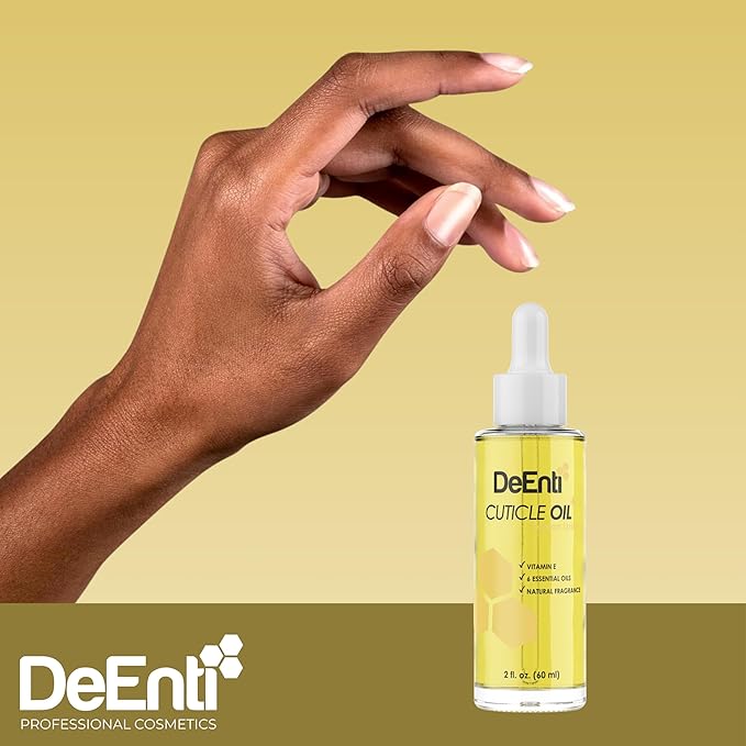 Cuticle Oil, Jojoba Oil for Nails, 2oz Hydrating Cuticle Nail Oils, Lush Lemon Scented Cuticles Repair, Vitamin E Nail Supplies, Professional Salon Quality Manicure Supplies