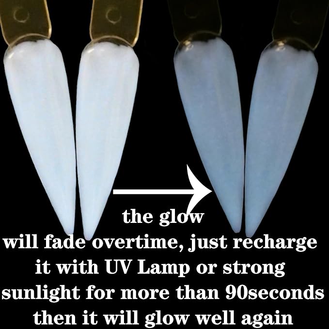 Glow in the dark milky white gel polish color 10ML for french nail art design (GP88aWW)