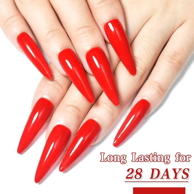 JR 12ml 10colors HEMA Free Red Gel Nail Polish Set Long Lasting Soak off UV Gel Polish Kit Nail Art DIY Manicure Salon Home Gifts for Women D Model
