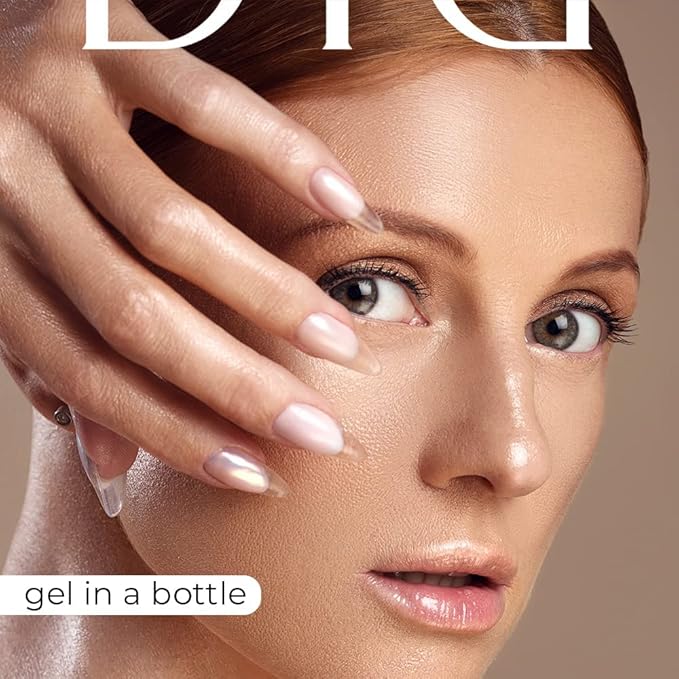 Didier Lab - Premium Gel Liquid Glass - Builder Gel in a Bottle - Nail Extension for up to 5mm - Viscous - Easy Application - Suitable for Beginners - For UV Lamp – French Manicure – Extra Durable