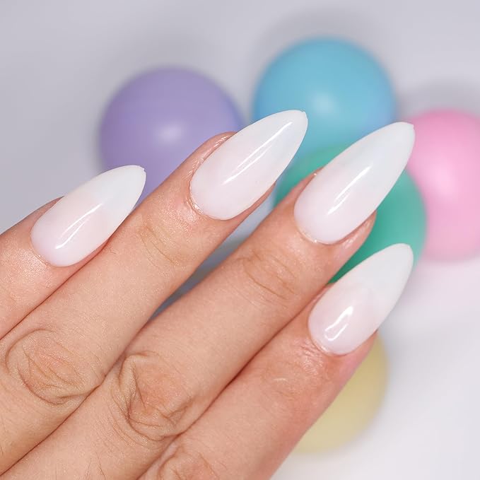 Glow in the dark milky white gel polish color 10ML for french nail art design (GP88aWW)