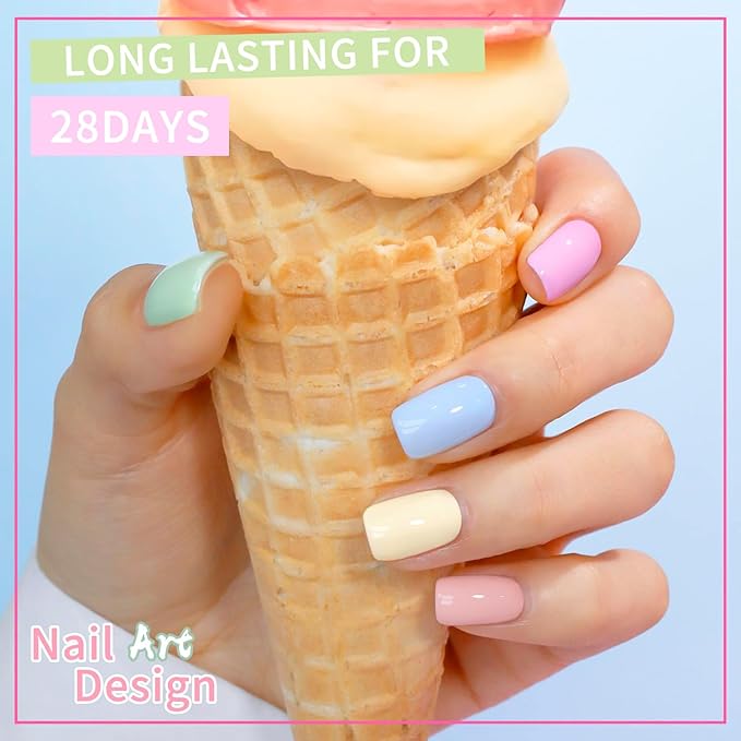 JR 10pcs 12ml HEMA Free Gel Nail Polish Set Including Red Pink Nude Gel Polish Kit UV LED Soak Off Polish Home DIY Gift C Model