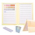 Acycoin2A 180 Nail Color Display Book Chart with 240 Nail Tips (B Style)