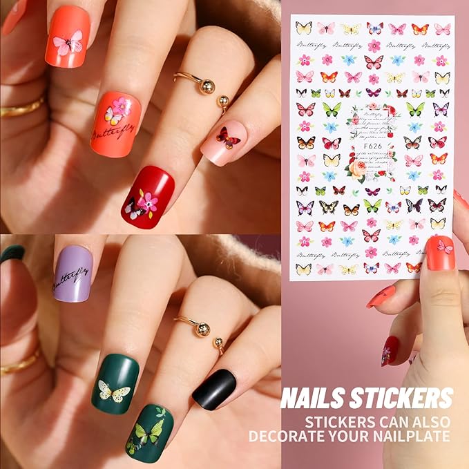 Teenitor Square Press On Nails - 288pcs, 12 Colors, Short, Glue On, False Nails for Wide Nail Bed