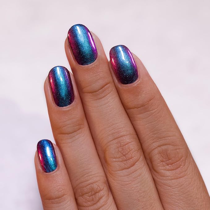 ILNP Birefringence - Blue, Purple, Red, Green, Yellow, Orange Ultra Chrome Color Shifting Nail Polish