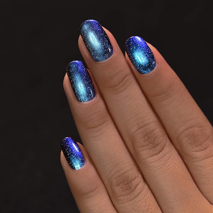 ILNP Shockwave (H) - Vivid Blue to Purple Holographic Ultra Chrome Nail Polish