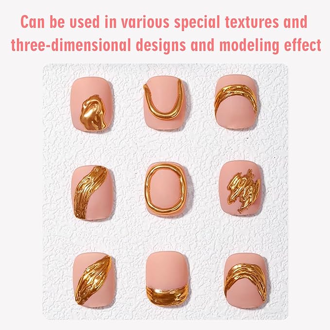 VARNAIL ELastic Gem Gel, No Wipe Stick Gel, Super Sticking Nail Gel Long Lasting Gel, Universal Gem Gel for rhinestones and nail accessories (No Wipe -Jelly 8g)