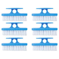 Superio Nail Scrubber - All-Purpose Stiff Cleaning Brush for Fingernails, Toe, Foot & Hands - Small, Blue