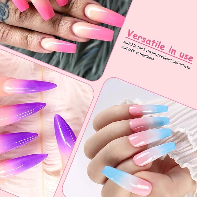 100pcs Colorful Cube Nail Sponges for Ombre, 2pcs Pink and Silver Metal Clip Pens for Grabbing Nail Art Sponge Ombre Nail Brush for Nail Art