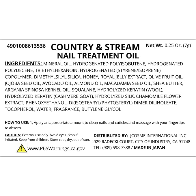 Country & StreamHoney Nail treatment oil 7g