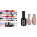 Beetles 60 Colors Spring Summer 69 PCS Gel Nail Polish Set Neutral Grey Taupe Nude Gel Nail Polish