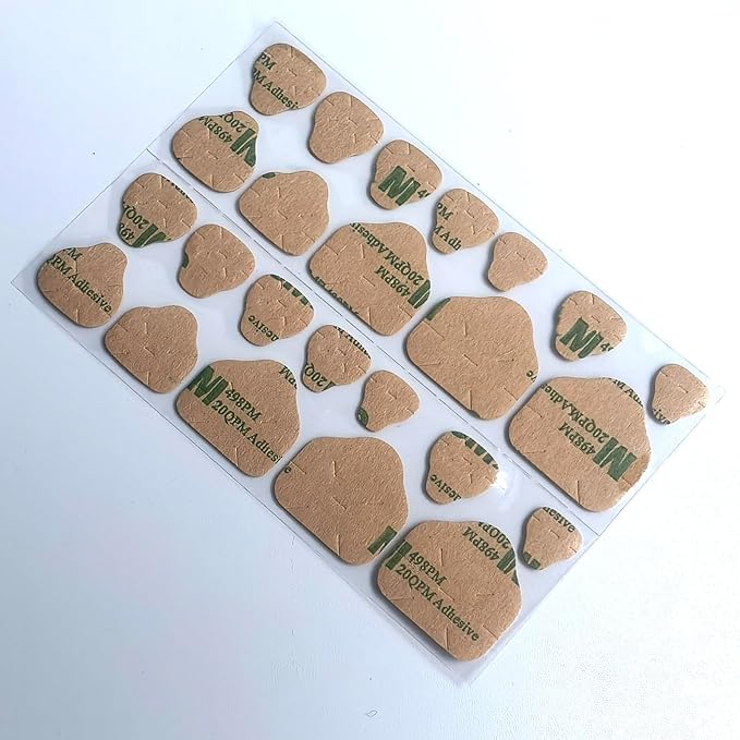 Nail Stickers：Nail Adhesive Tabs Transparent Double Side Nail Sticky Tabs, 1200PCS Toes Press Ons Nail Sticker,Waterproof Breathable Toe False Nail Tips Jelly Nail Glue Replacement (Toe 50 Sheet)