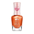 Sally Hansen Color Therapy Scented Nail Polish | Biotin, Argan Oil, Long Lasting, Healthy Nails, Nail Strengenther, Opaque | 293 Zest Intentions, Citrus Spritz| Bright Burnt Orange Nail Color