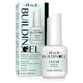 IBD Building Gel Clear – Hard Builder Gel for Nails Extensions, Soak-Off UV/LED for Sculpting & Strengthening, Nail Enhancement Gels, 0.5 oz