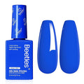 Beetles Blue Gel Polish - Hema Free Abyss Halo Blue Gel Nail Polish, Soak off UV Led Lamp Spring Nails Art Colorful Bottle Manicure Gifts for Women