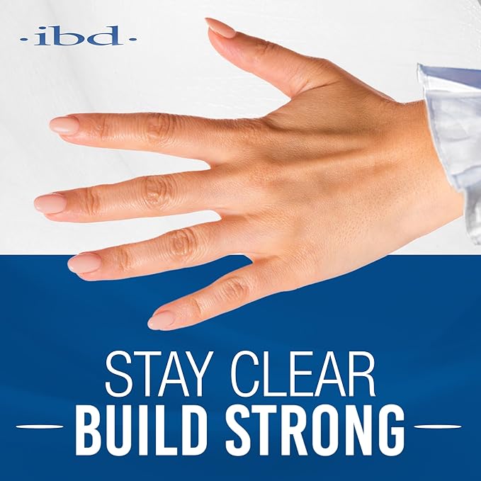 IBD Hard Gel LED/UV Builder Gel Clear – Nail Builder Gels for Extensions, Overlays & Sculpting, Long-Lasting Salon Quality, 0.5 oz