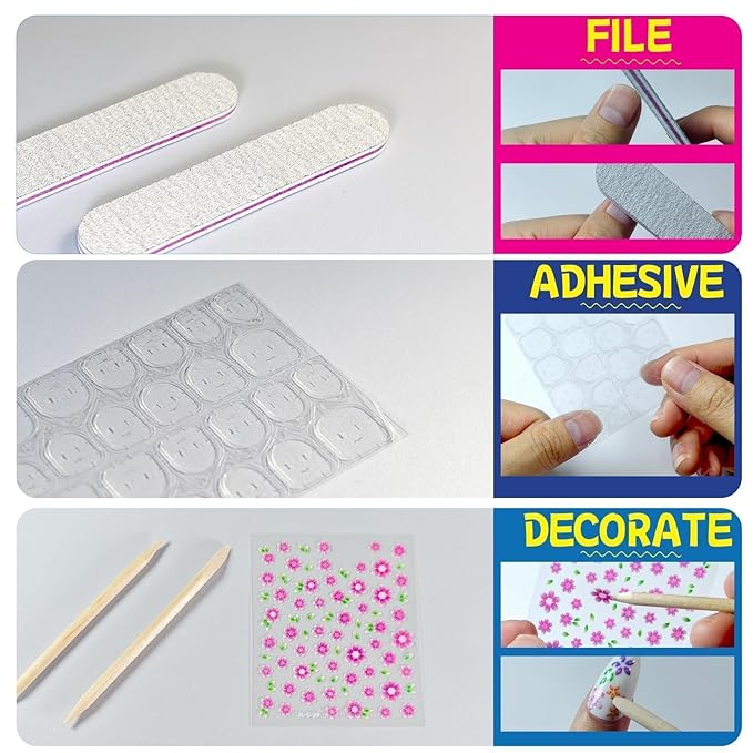 Press On Nails 576Pcs with 12Pack Short Press On Nails Round and 12Pack Glossy Fake Nails Almond, Natural Fit, Both Lengths for Elegant And Daily nails For Women Girls