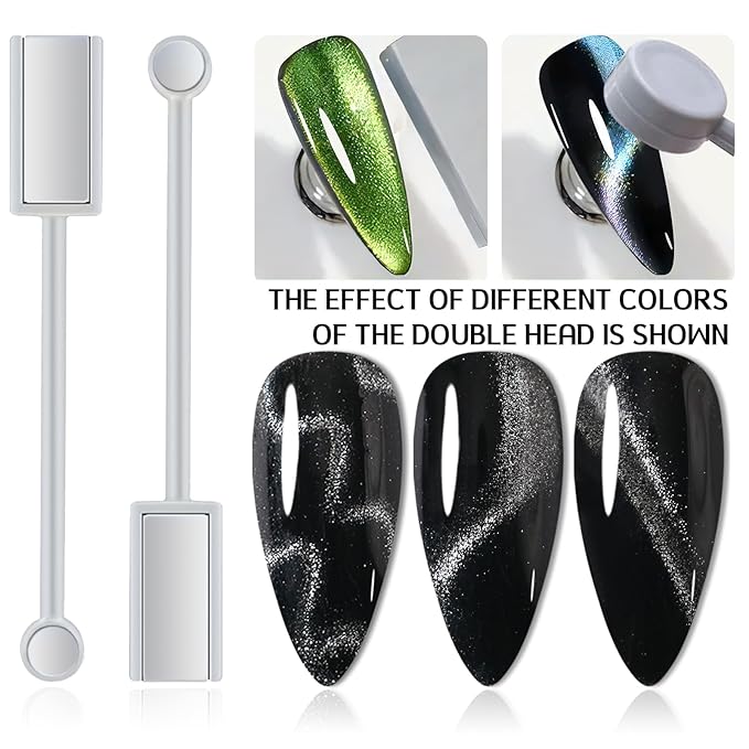 Major Dijit Cat Eye Magnetic for Nail Cat Eye Gel Nail Polish Magnet Tools Set Nail Salon Art Tools