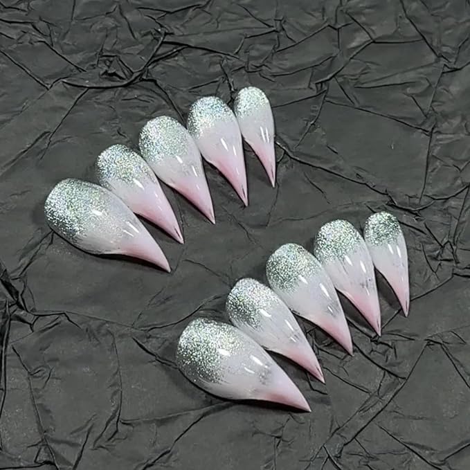 Short Polished Press On Nails Detachable Reusable Fake Nail Eagle Cat Dragon Claw With Gel Glue