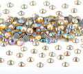 NCB 2880pcs Hotfix Rhinestones Flatback Crystal Rhinestones for Crafts Crafting Clothes Shoes DIY Decorations (Citrine AB, SS6 2mm)